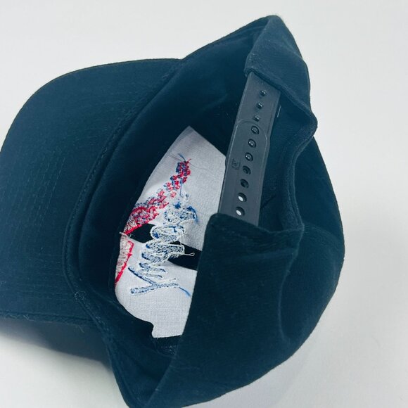 Kudos 1990's Nascar Racing Unsex Black Baseball Cap W/ Embroidered Signature - Picture 4 of 5